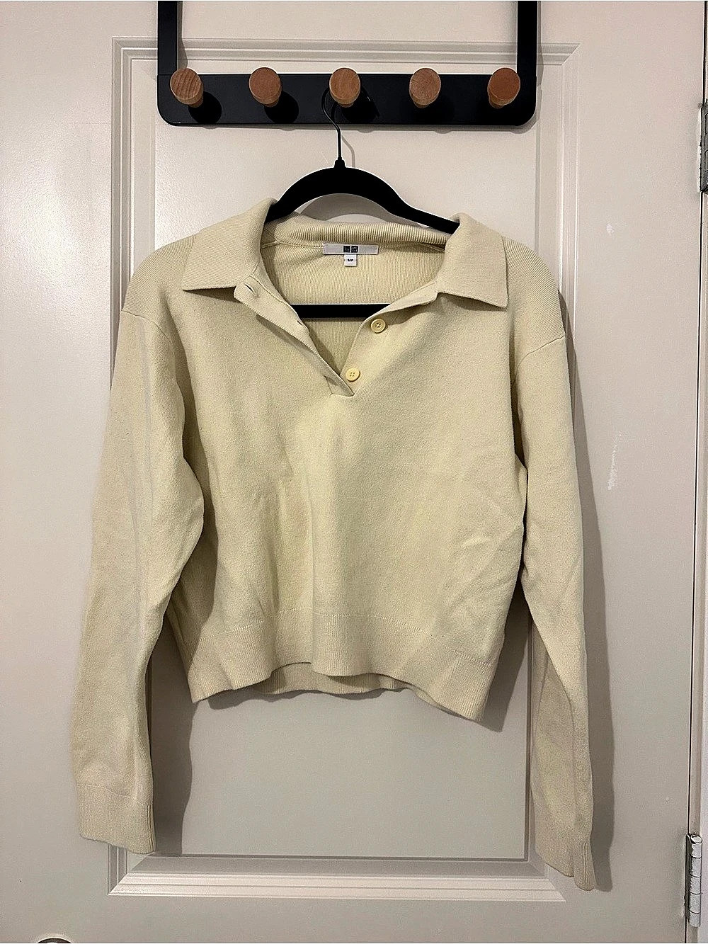 Uniqlo Butter Yellow Cotton Sweater